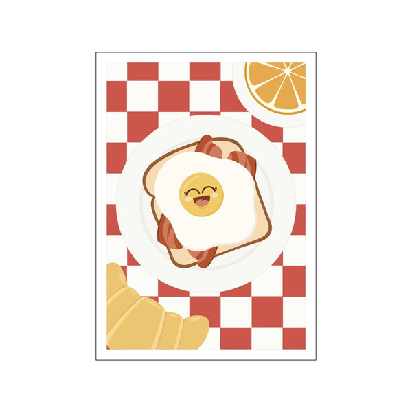 Sunny side up — Art print by Stay Cute from Poster & Frame