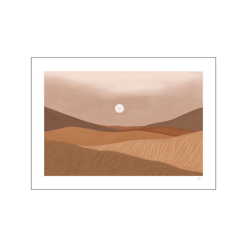 Sunrise Desert — Art print by Violets Print House from Poster & Frame
