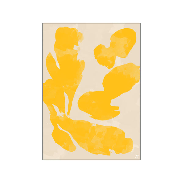Sylvia - Just yellow — Art print by PSTR Studio from Poster & Frame