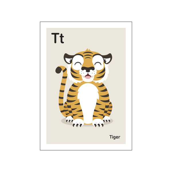 T — Art print by Stay Cute from Poster & Frame