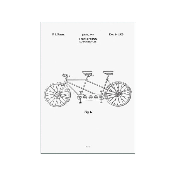Tandem Bike — Art print by Bomedo from Poster & Frame