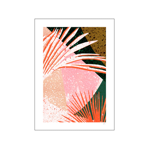 Colourful Terrazzo Leaf 1 of 3 — Art print by Violets Print House from Poster & Frame