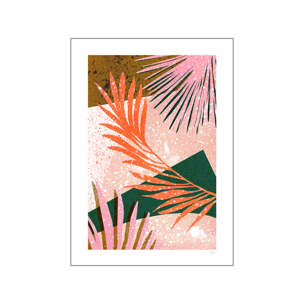 Colourful Terrazzo Leaf 2 of 3 — Art print by Violets Print House from Poster & Frame