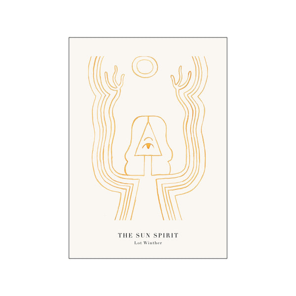 The Sun Spirit — Art print by Lot Winther from Poster & Frame