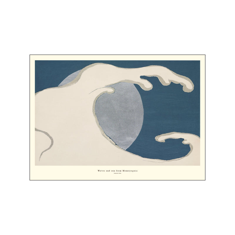 Waves and sun from Momoyogusa — Art print by A.P. Atelier from Poster & Frame