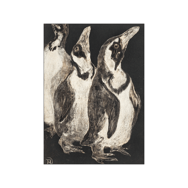 Drie pinguïns — Art print by Theo van Hoytema from Poster & Frame