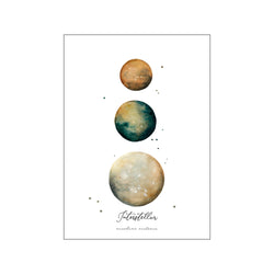 Three Moons — Art print by Nicoline Victoria from Poster & Frame