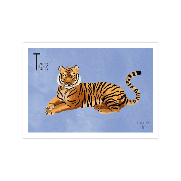 Tiger — Art print by Line Malling Schmidt from Poster & Frame