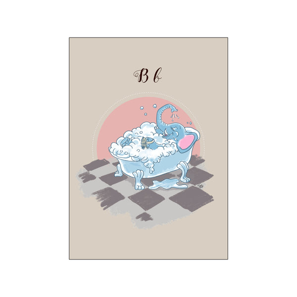 Bb — Art print by Tinasting from Poster & Frame