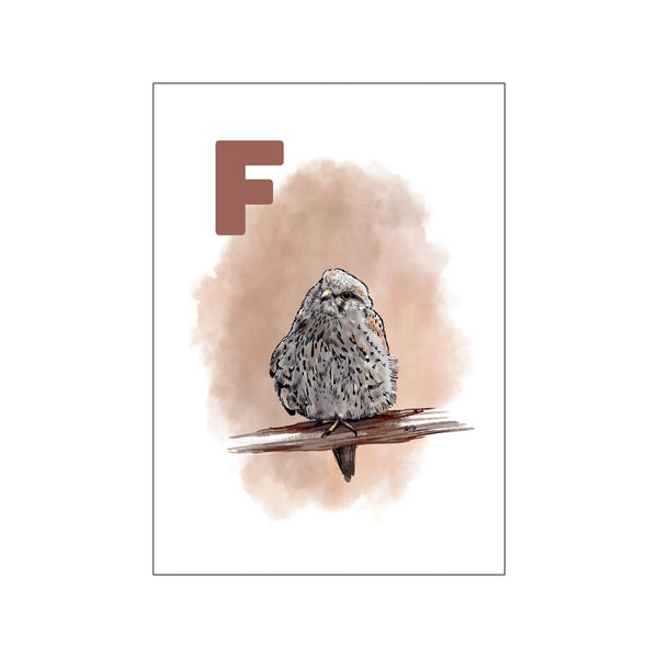 F Brown Falk — Art print by Tinasting from Poster & Frame