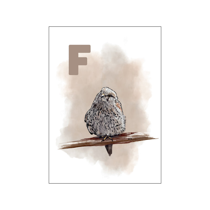 F Grey Falk — Art print by Tinasting from Poster & Frame