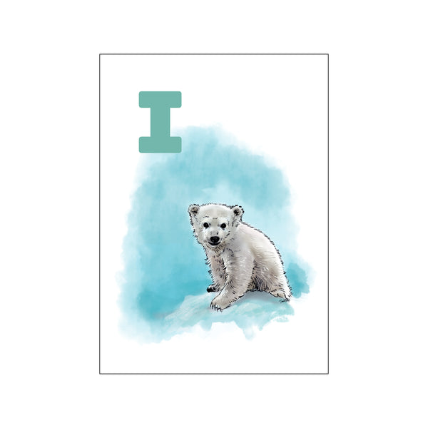 I Blue Isbjørn — Art print by Tinasting from Poster & Frame