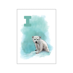 I Green Isbjørn — Art print by Tinasting from Poster & Frame