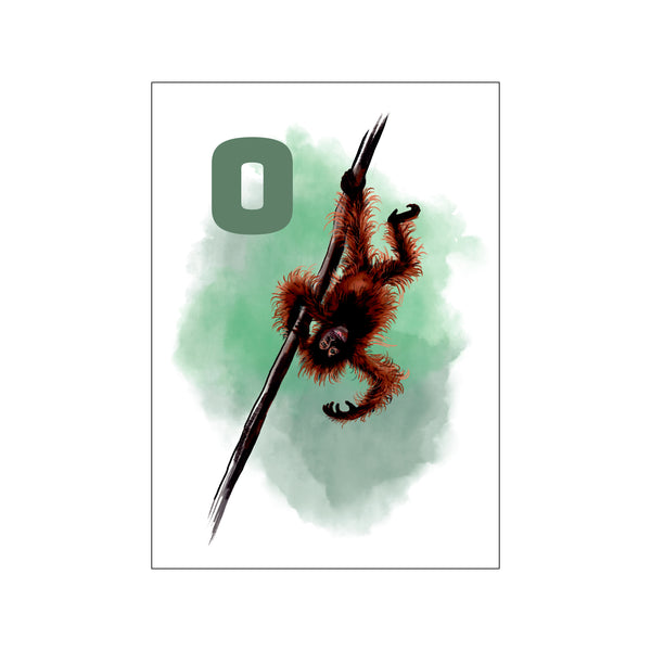 O Green Orangutang — Art print by Tinasting from Poster & Frame