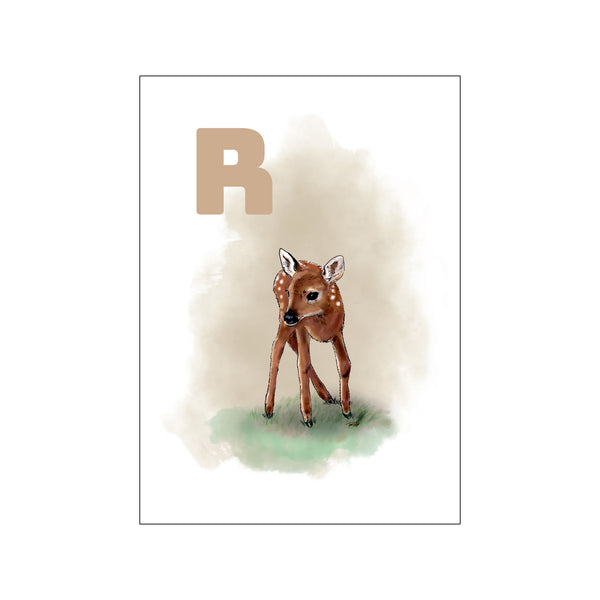 R Sand Rådyr — Art print by Tinasting from Poster & Frame