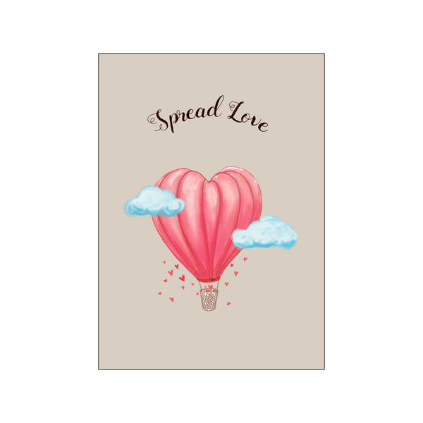 Spread Love — Art print by Tinasting from Poster & Frame