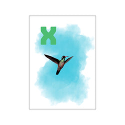 X Blue Xantus — Art print by Tinasting from Poster & Frame