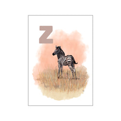 Z Sand Zebra — Art print by Tinasting from Poster & Frame
