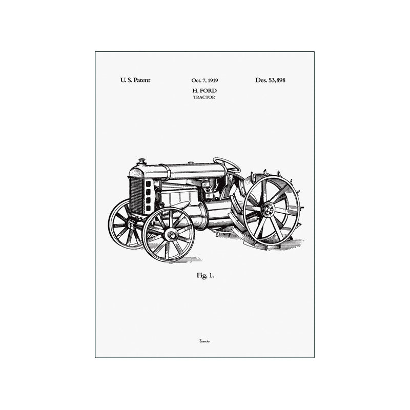 Tractor — Art print by Bomedo from Poster & Frame