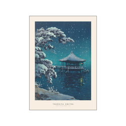 Tsuchiya Koitsu - Snow at Ukimido — Art print by Japandi x PSTR Studio from Poster & Frame