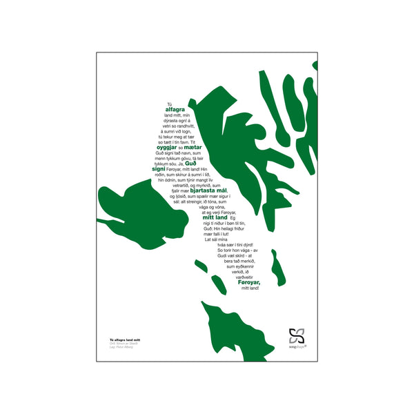 Tú alfagra land mítt — Art print by Songshape from Poster & Frame