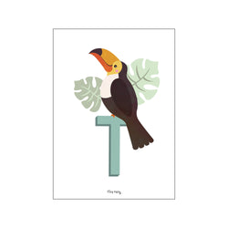 T for Tukan — Art print by Tiny Tails from Poster & Frame