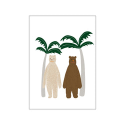 Two Bears — Art print by Wonderful Warehouse from Poster & Frame