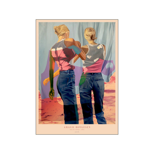 Two Girls — Art print by Amalie Hovgesen from Poster & Frame