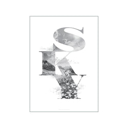 Type Sky — Art print by Faunascapes from Poster & Frame