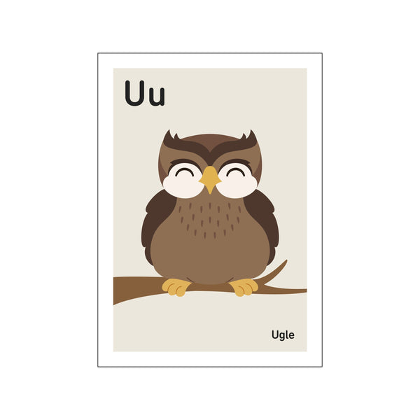 U — Art print by Stay Cute from Poster & Frame