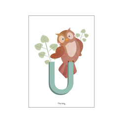 U for Ugle — Art print by Tiny Tails from Poster & Frame