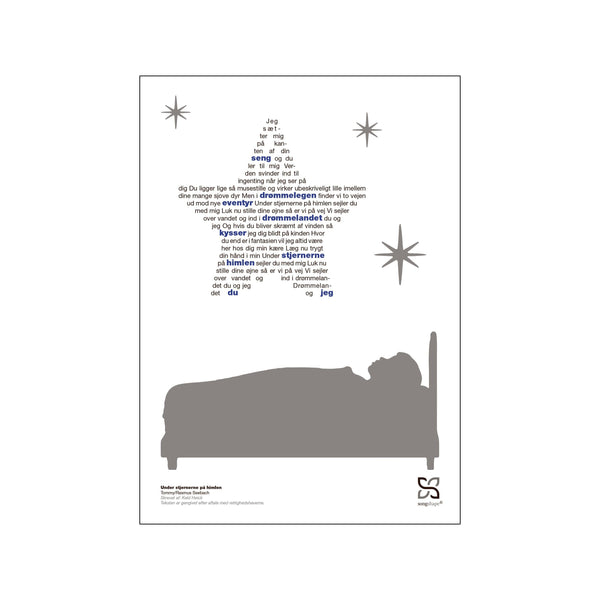 Under stjernerne på himlen - Seebach — Art print by Songshape from Poster & Frame
