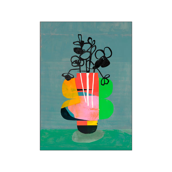 COLORFUL VASE — Art print by Rogério Arruda from Poster & Frame