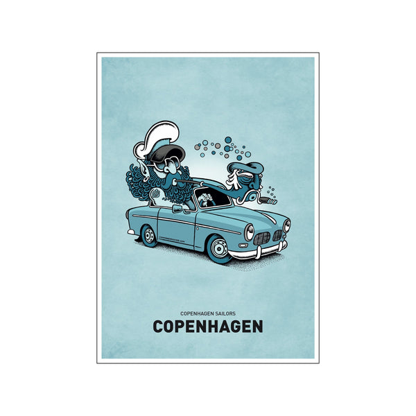 Volvo Amazon — Art print by Copenhagen Poster from Poster & Frame