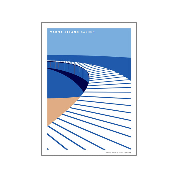Varna Strand - Aarhus — Art print by Kristian Højland from Poster & Frame