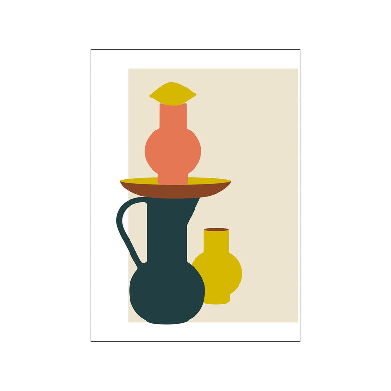 Vases Tower — Art print by Wonderful Warehouse from Poster & Frame