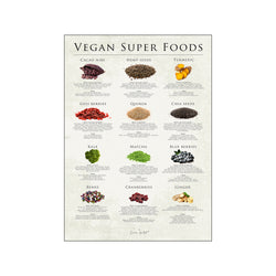 Vegan super foods — Art print by Simon Holst from Poster & Frame