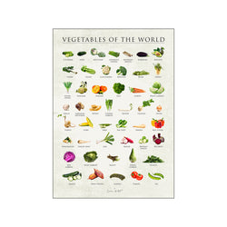 Vegetables of the world — Art print by Simon Holst from Poster & Frame