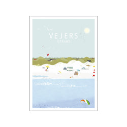 Vejers Strand — Art print by Lydia Wienberg from Poster & Frame