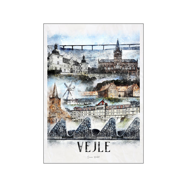 Vejle — Art print by Simon Holst from Poster & Frame