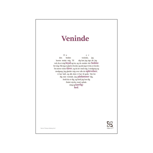 Veninde — Art print by Songshape from Poster & Frame