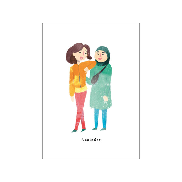 Veninder — Art print by Line Malling Schmidt from Poster & Frame
