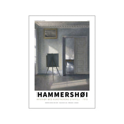 Vilhelm Hammershoi - Interior med en Osel — Art print by Vilhelm Hammershoi x PSTR Studio from Poster & Frame