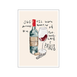 Vin à Paris — Art print by Gustav Lautrup from Poster & Frame