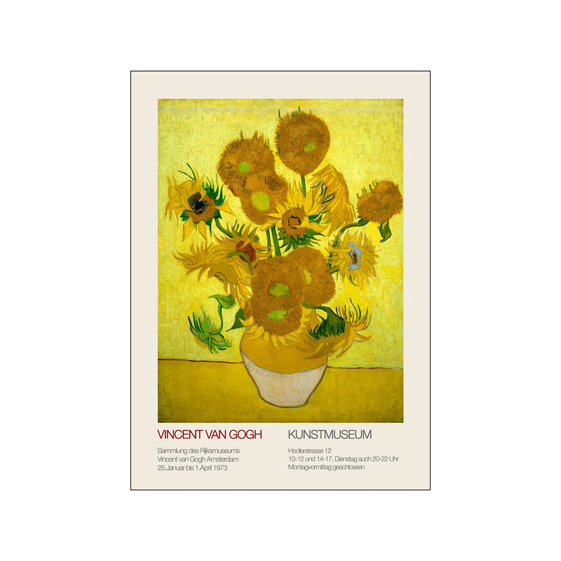 Vincent van Gogh - Sunflowers — Art print by Vincent van Gogh x PSTR Studio from Poster & Frame