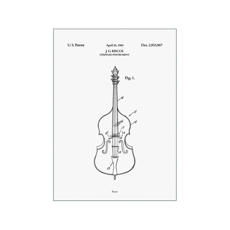 Violin — Art print by Bomedo from Poster & Frame