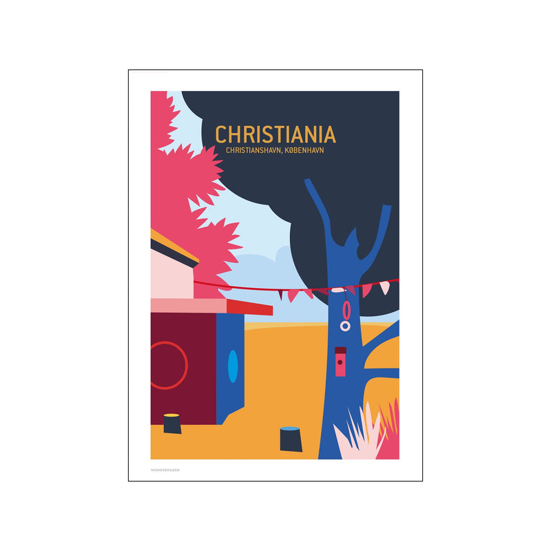 Christiania — Art print by Wonderhagen from Poster & Frame