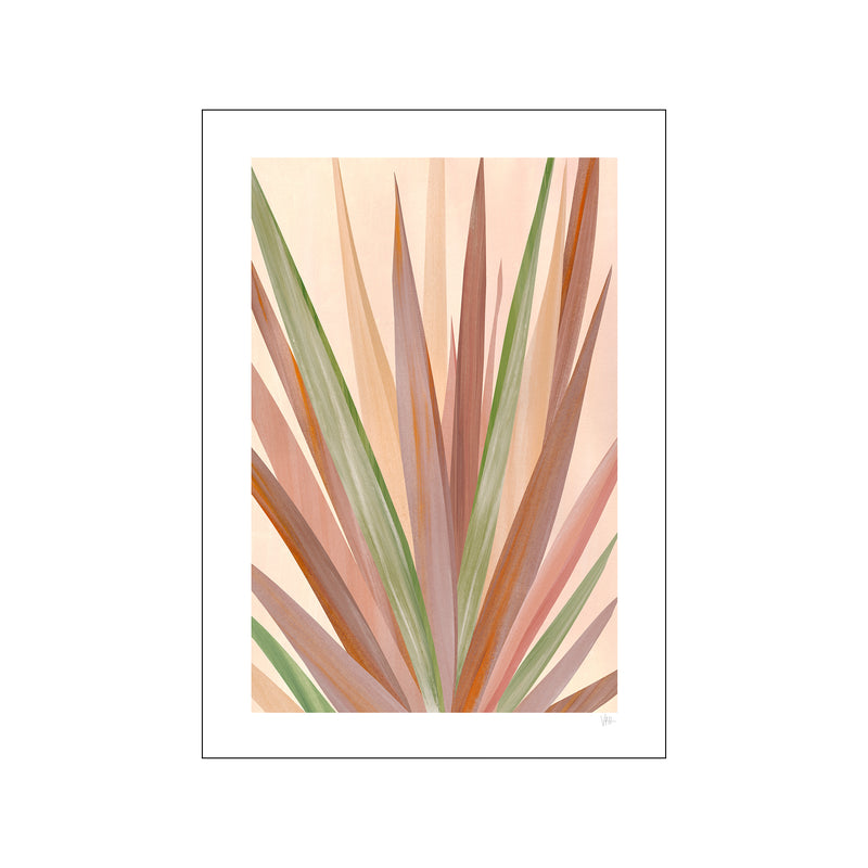 Warm Tone Spikey Leaf — Art print by Violets Print House from Poster & Frame