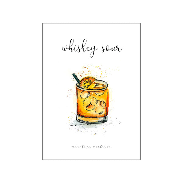 Whiskey Sour 1 — Art print by Nicoline Victoria from Poster & Frame