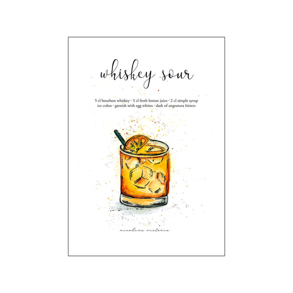 Whiskey Sour — Art print by Nicoline Victoria from Poster & Frame